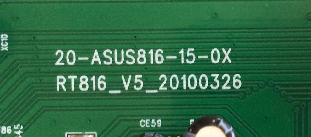 MAIN / ELEMENT TI10087-038 / 20-ASUS816-15-0X / RT816_V5_20100326 / 1.B.08.030000467 / RT816S / PANEL V315BH1-LH3 REV B1 / MODELOS ELEFW3916 / ELDFT321 - Imagen 2