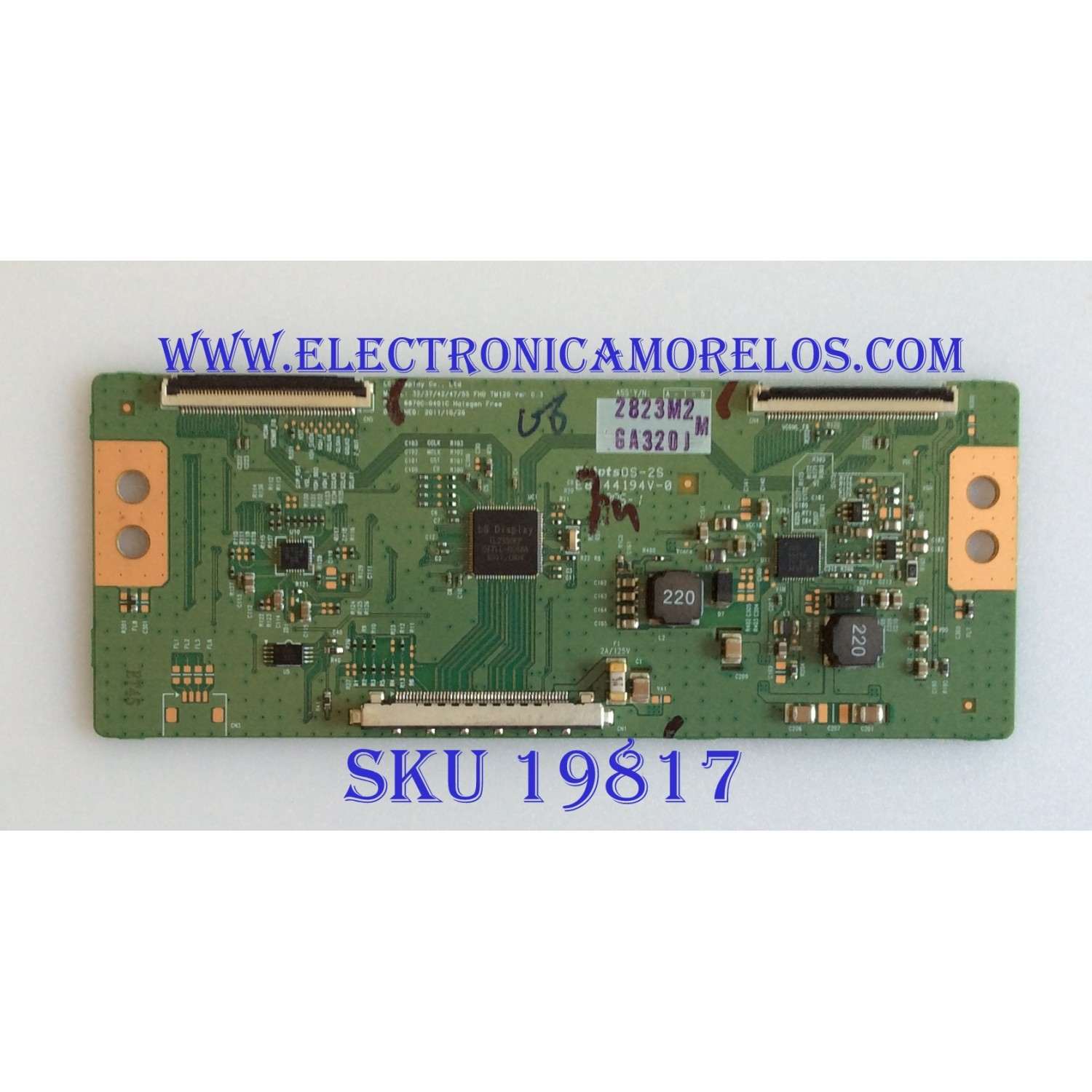 T-CON / LG / 6871L-2823M / 6870C-0401C / PANEL LC420EUE-SEM4 / MODELOS  42LM5800-UC AUSWLUR / 42LT560E-UA / 42LS5700-UA AUSWLUR