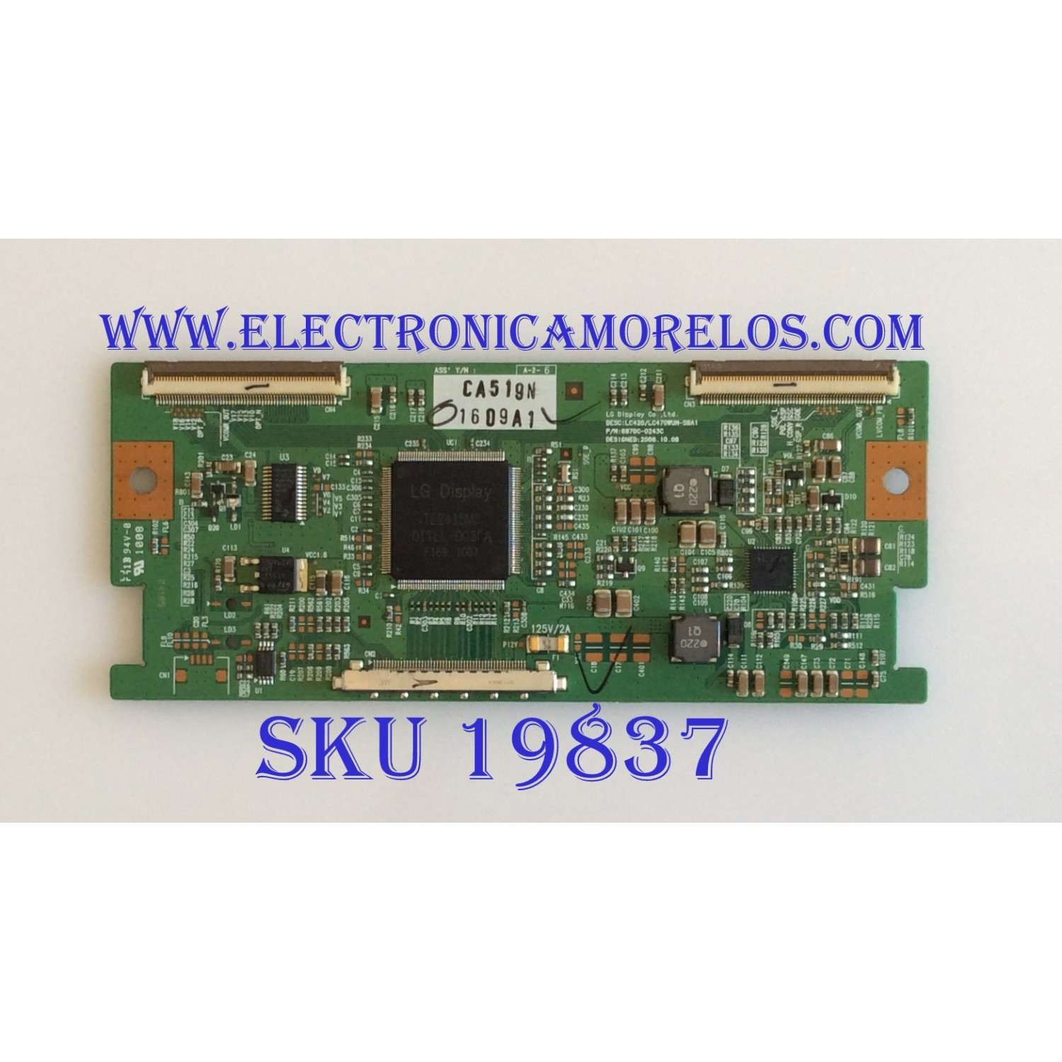 T-CON / PHILIPS / 6871L-1609A / 6870C-0243C / PANEL LC420WUE-SBA1 / MODELO 42HFL5581L/27
