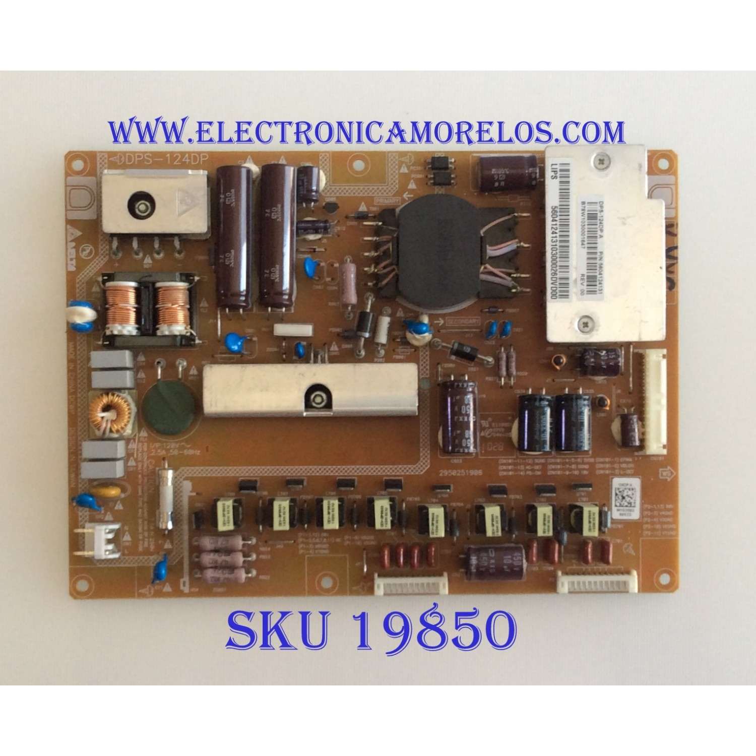 FUENTE DE PODER / INSIGNIA / 56.04124.131 / 2950251906 / DPS-124DPA / PANEL T315AW05 / MODELO NS-32E859A11