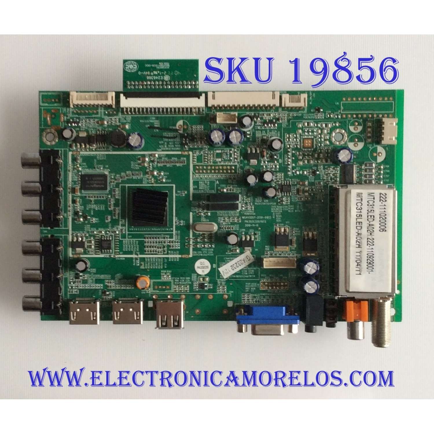 MAIN / WESTINGHOUSE / 222-111005001 / MSAV2601-ZC26-01(A) / 303C3207073 / 222-111020006 / PANEL T315XW04 V.8 / MODELO LD-3240 TW-63811-A032C