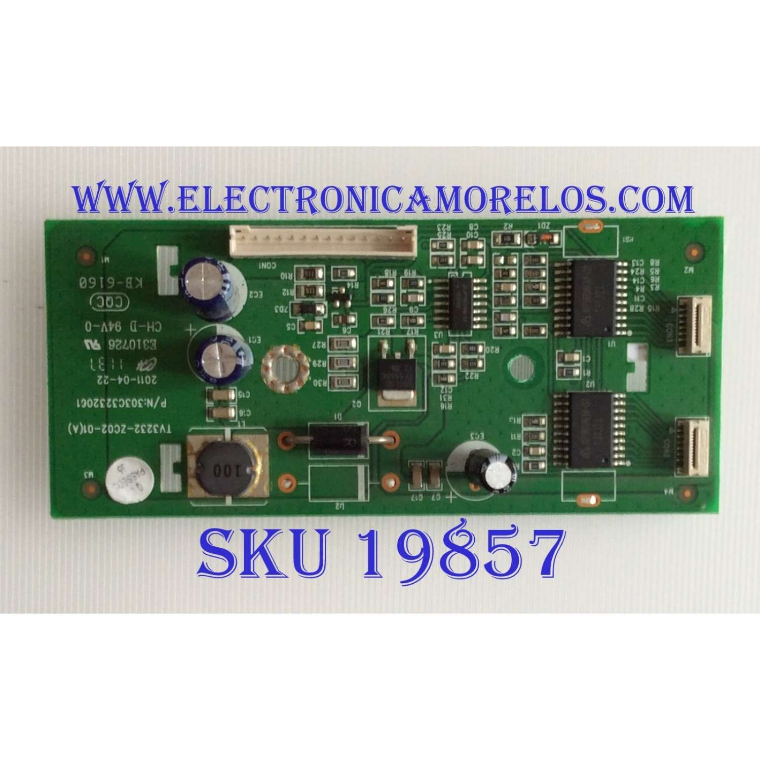 LED DRIVER / WESTINGHOUSE / 303C3232061 / TV3232-ZC02-01(A) / PANEL T315XW04 V.8 / MODELO LD-3240