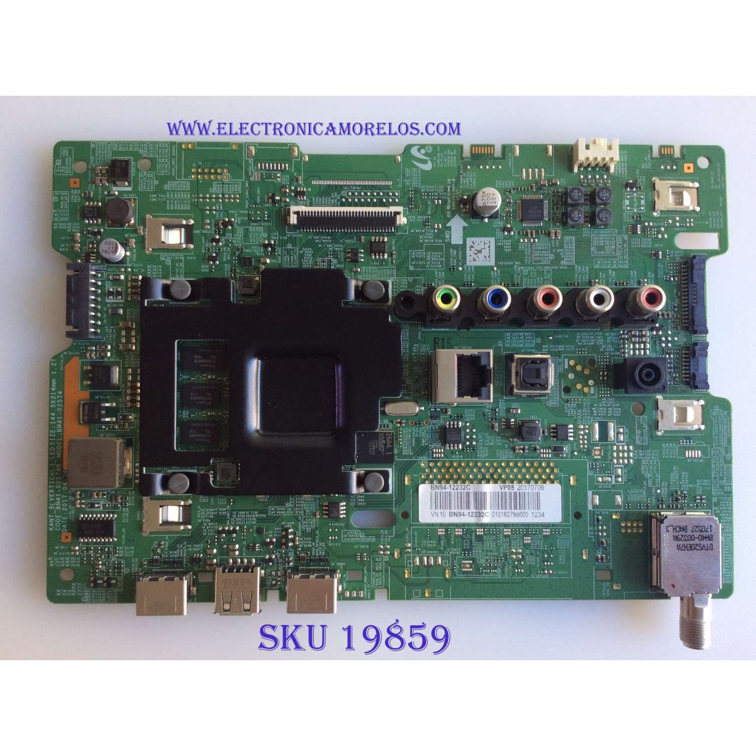 MAIN ORIGINAL PARA TV SAMSUNG / NUMERO DE PARTE BN94-12232C / BN41-02574B / PANEL CY-JM032AGHV1H / MODELOS UN32M4500AFXZA CA01 / UN32M4500AFXZC