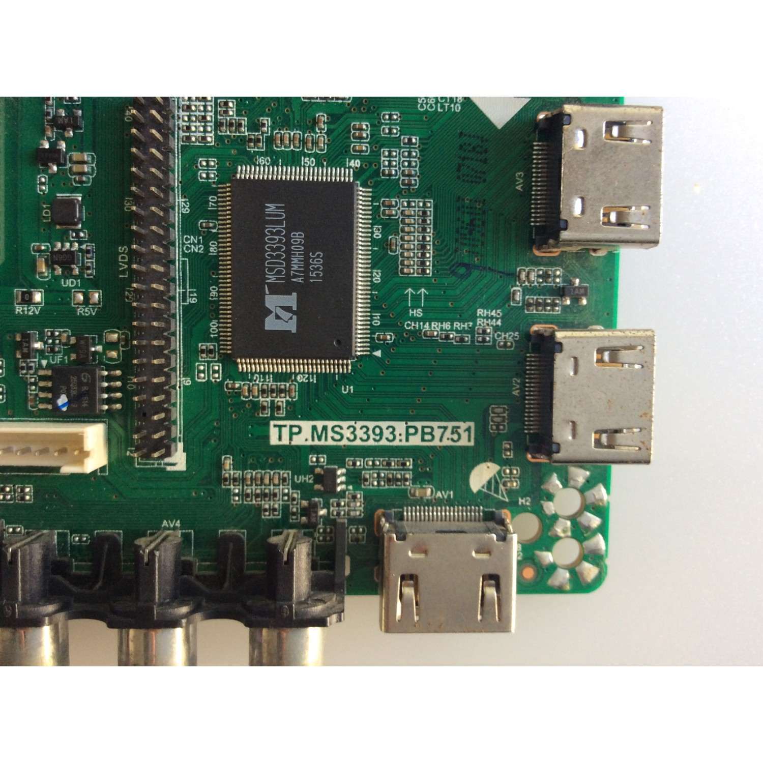 MAIN / FUENTE /(COMBO) / ATYME 40AE0010615-A1 / K16070960 / K16070960-0A01172 / TP.MS3393.PB751 / PANEL LSC400HN05-12V / MODELO 400AM7HD - Imagen 3