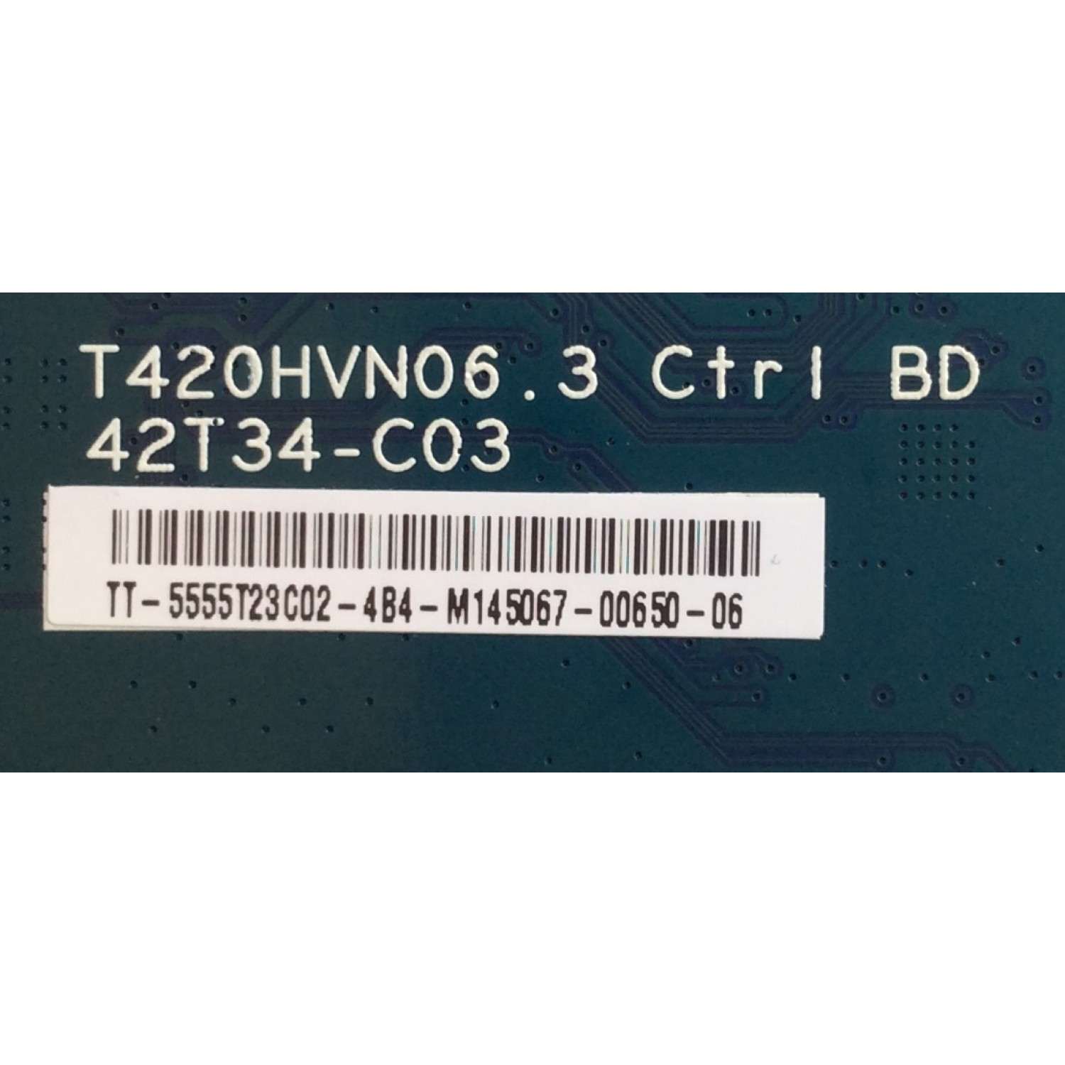 T - CON / SHARP / 5555T23C02 / T420HVN06.3 CTRL BD / 42T34-C03 / MODELO LC-55LE653U - Imagen 2