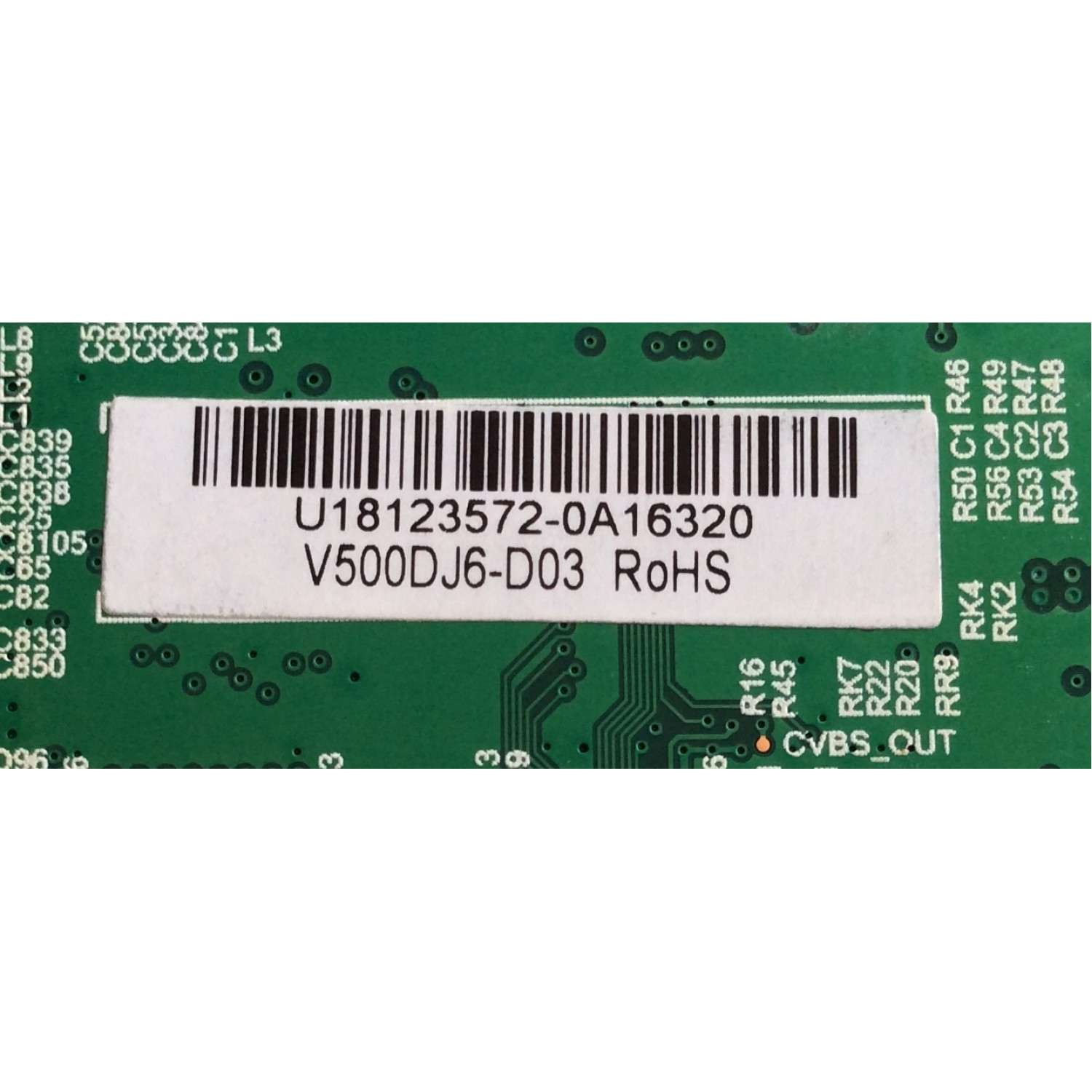 MAIN PARA TV VIZIO 4K UHD SMART TV / NUMERO DE PARTE T.MT5597.U761 / 191E44472A / PANEL  V500DJ6-D03 REV.CW / MODELOS V505-H9 / V505-G9 / V505-G9 LINIXX / V505-G9 LIAIXX / ((NOTA IMPORTANTE:CHECAR QUE EL PANEL Y MODELO QUE CORRESPONDA CON SU TELEVISION)) - Imagen 3