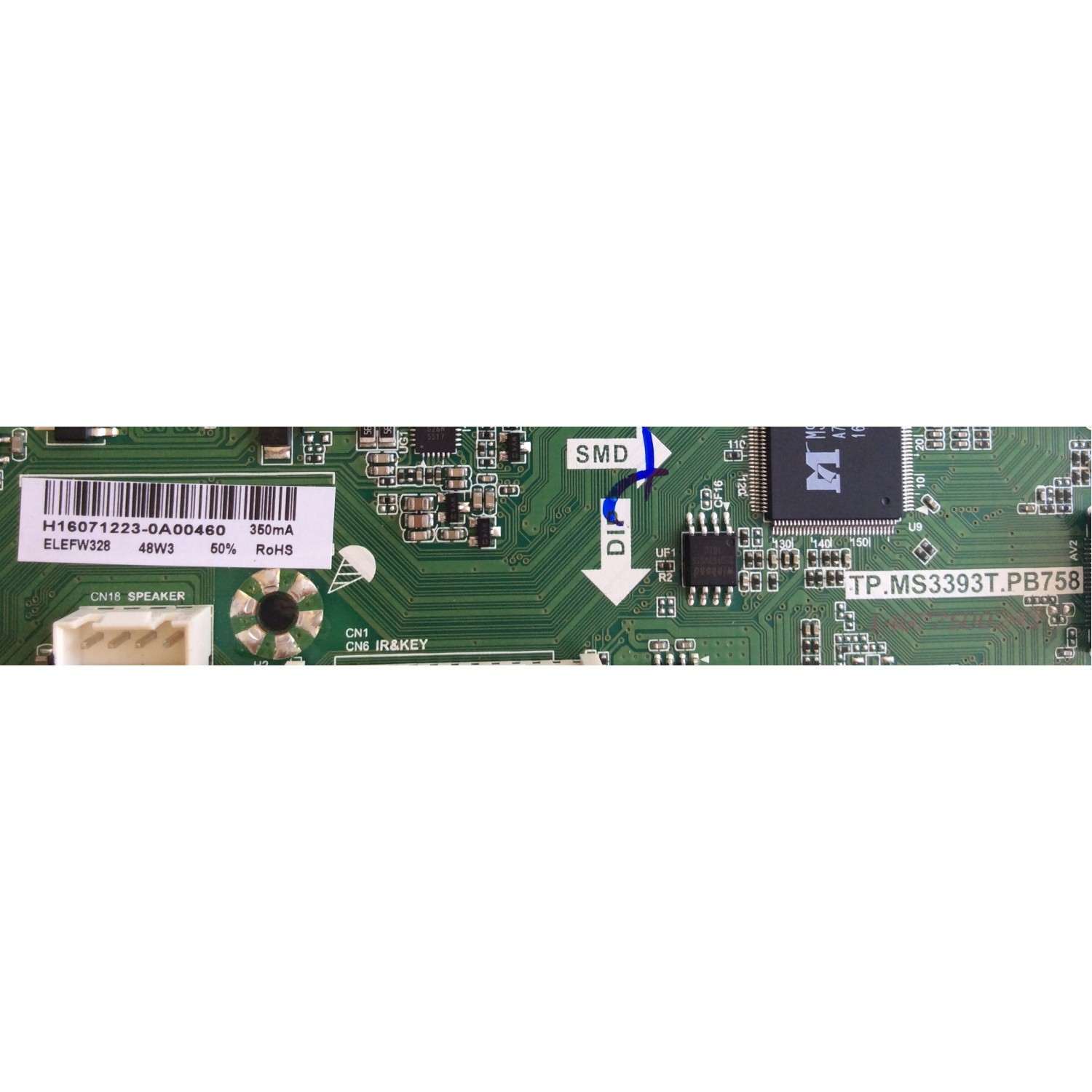 MAIN / FUENTE / (COMBO) / ELEMENT / H16071223 /H16071223-0A00460 / TP.MS3393T.PB758 / 3200218785 / PANEL BOEI320WX1-01 / MODELO ELEFW328  - Imagen 3