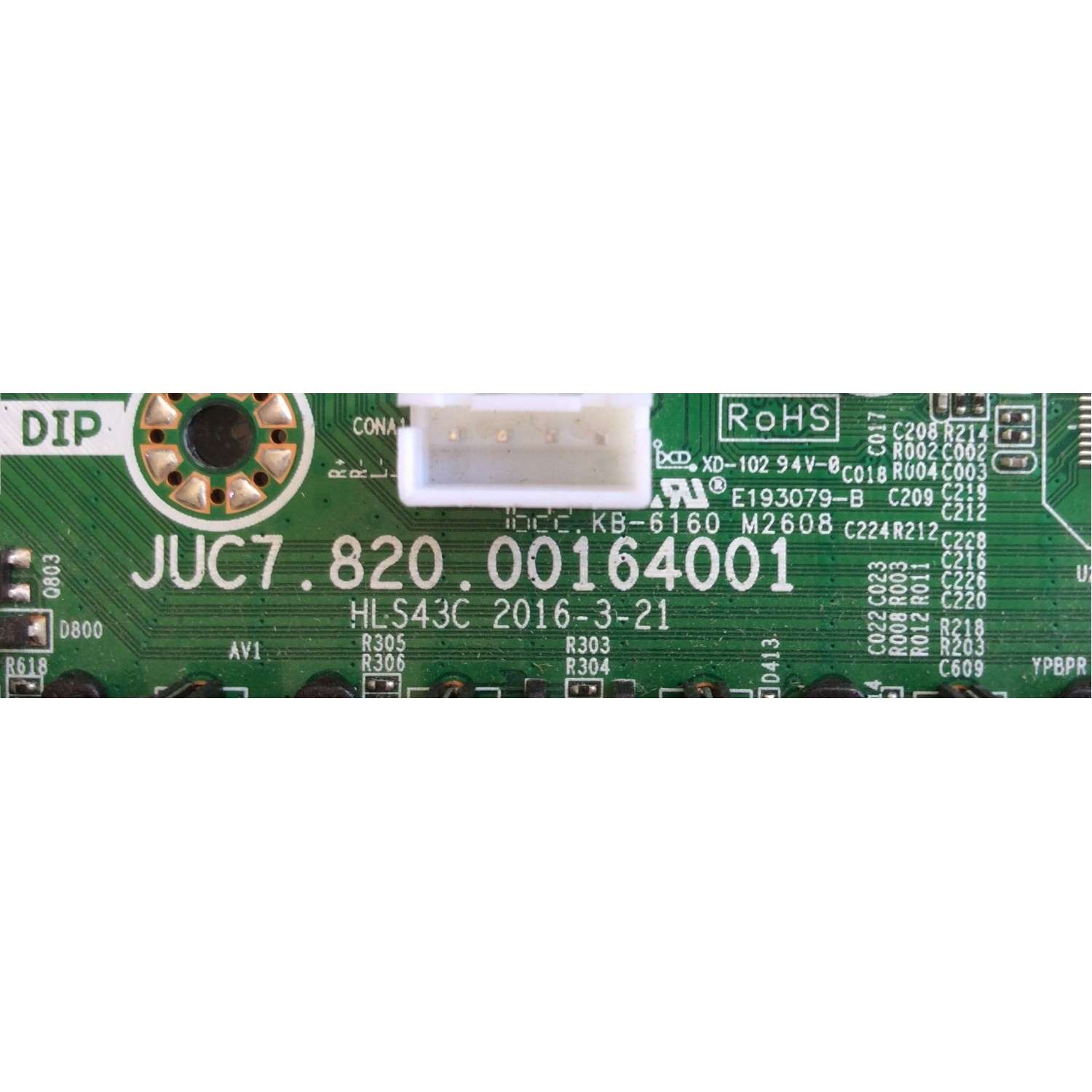 MAIN / FUENTE / (COMBO) / HITACHI / 999A6 / 999A6HY006040 / JUC7.820.00164001  / MODELO 40A3  - Imagen 3