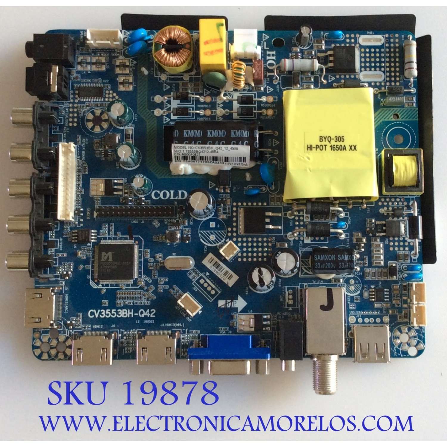 MAIN / FUENTE (COMBO) / PROSCAN 75H0677 / CV3553BH-Q42 / CV3553BH_Q42_12_4509 / AE0010827 / PANEL LSC400HN05 / MODELO PLDED4016A