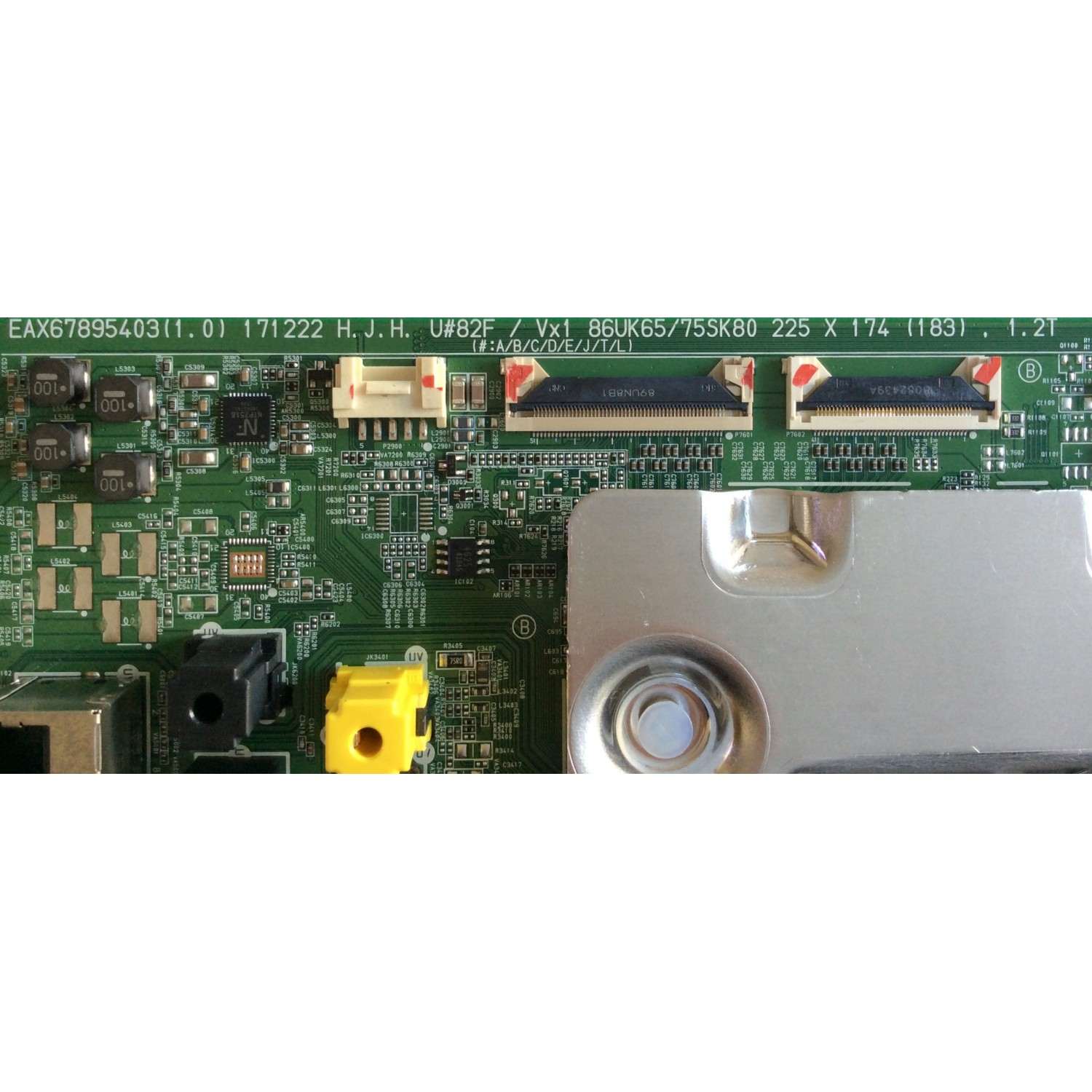 MAIN / LG EBT65200613 / EAX67895403(1.0) / 64684601 / 86849901 / PANEL HC860DQF-SLUR1-2142 / MODELO 86UK6570PUB 8M1L00SS / 86UK6570PUB.AUSWLJR  - Imagen 2