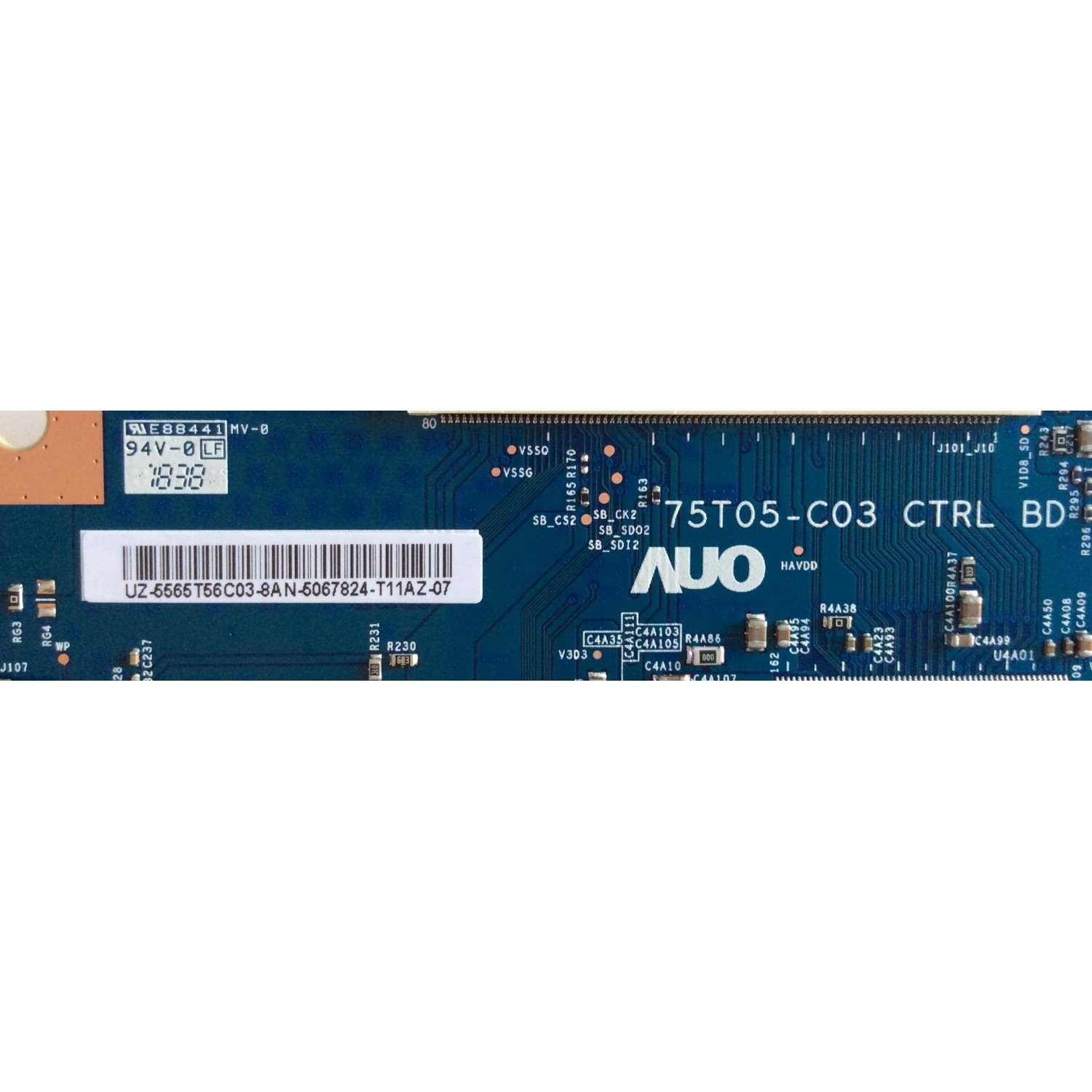 T-CON / VIZIO 55.65T56.C03 / 5565T56C03 / 75T05-C03-CTRL BD / PANEL T650QVF09.0 / DISPLAY T650QVN07.2 / MODELO PQ65-F1 LTMAXRLU - Imagen 2