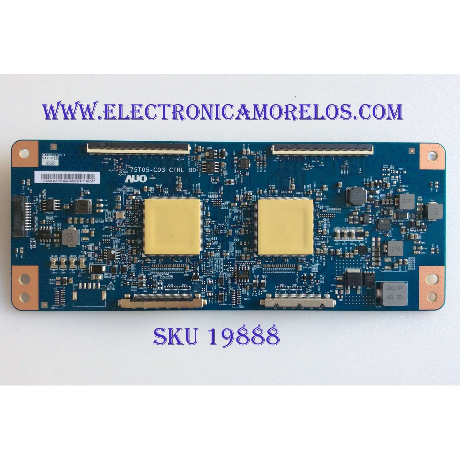 T-CON / VIZIO 55.65T56.C03 / 5565T56C03 / 75T05-C03-CTRL BD / PANEL T650QVF09.0 / DISPLAY T650QVN07.2 / MODELO PQ65-F1 LTMAXRLU
