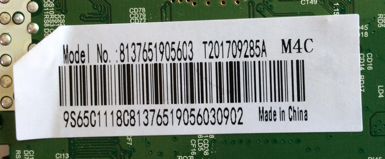 MAIN / HAIER / 8142123342055 / A17013475 / T.MS3458.U801 / PANEL LSC650FN09 / MODELOS 65UFC2500 / 65UG2500 - Imagen 2
