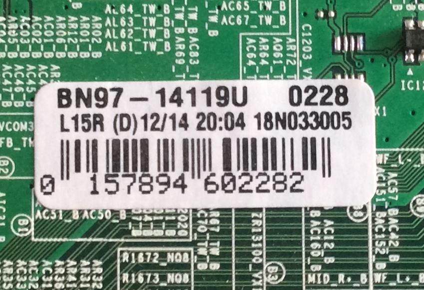 MAIN ORIGINAL PARA TV SAMSUNG / NUMERO DE PARTE BN94-12928P / BN41-02636A / BN97-14119U / PANEL CY-SN075FLLV2H / CY-SN075FLLV4H / DISPLAY LSF750FF05-N01 / MODELOS UN75NU8000FXZC / UN75NU800DFXZA / UN75NU800DFXZA FB03 / UN75NU800DFXZA FA03 / UN75NU8000FXZA - Imagen 2