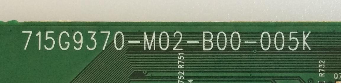 MAIN / VIZIO / XICB0QK003 / 756XICB0QK003 / 715G9370-M02-B00-005K / (X)XICB0QK003040X / S1807006530 / E243951 / PANEL T650QVF09.0  XXXXX / MODELO PQ65-F1 LTMAXRKU - Imagen 2