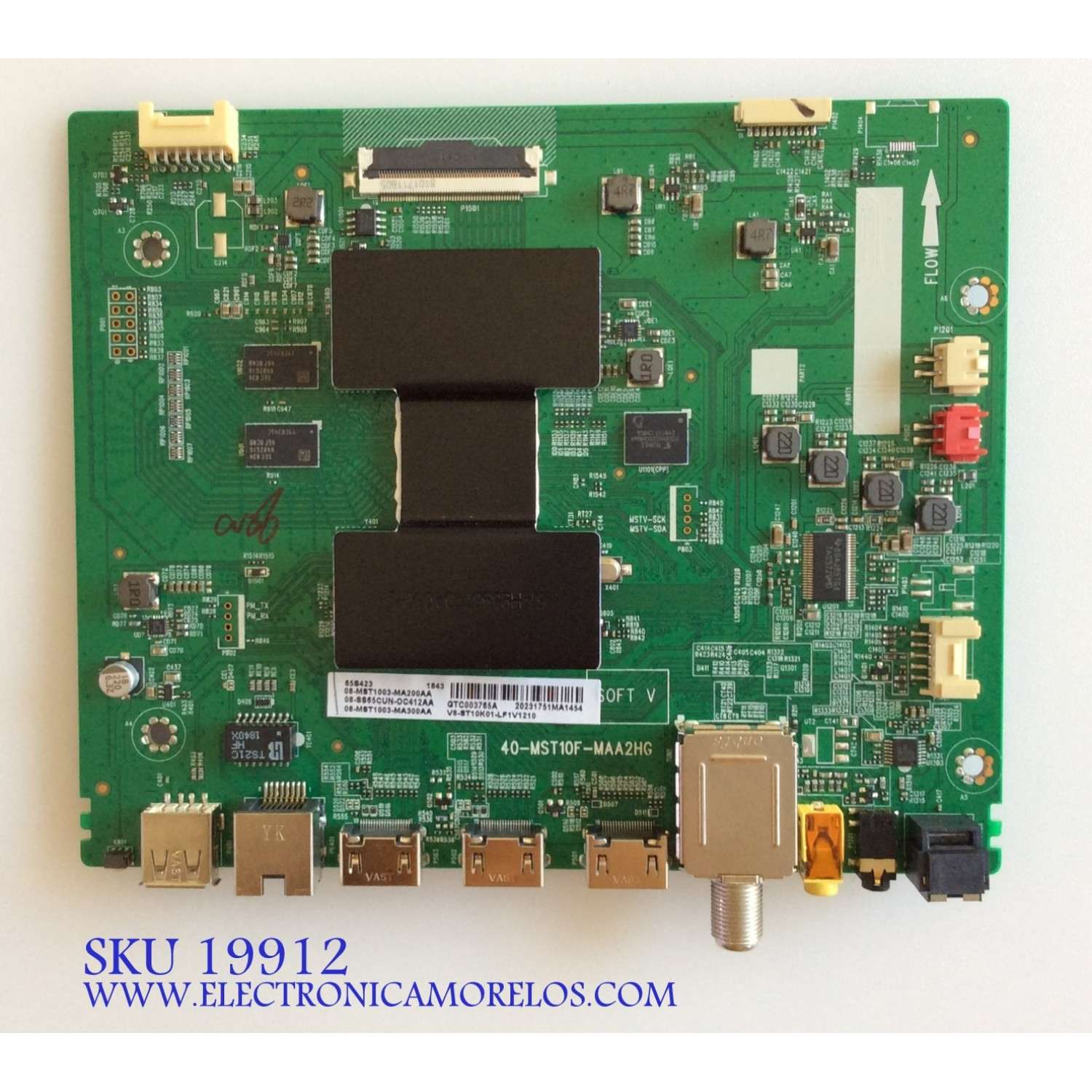 MAIN ORIGINAL PARA TV TCL / 08-SS65CUN-OC412AA / 40-MST10F-MAA2HG / 08-MST1003-MA200AA / MODELOS 65S423 / 65S423TFAA / 65S425TACA / 65S421TCAA / 65S425TACA  65S423LFAA / 65S425LACA / PANEL LVU650NDEL