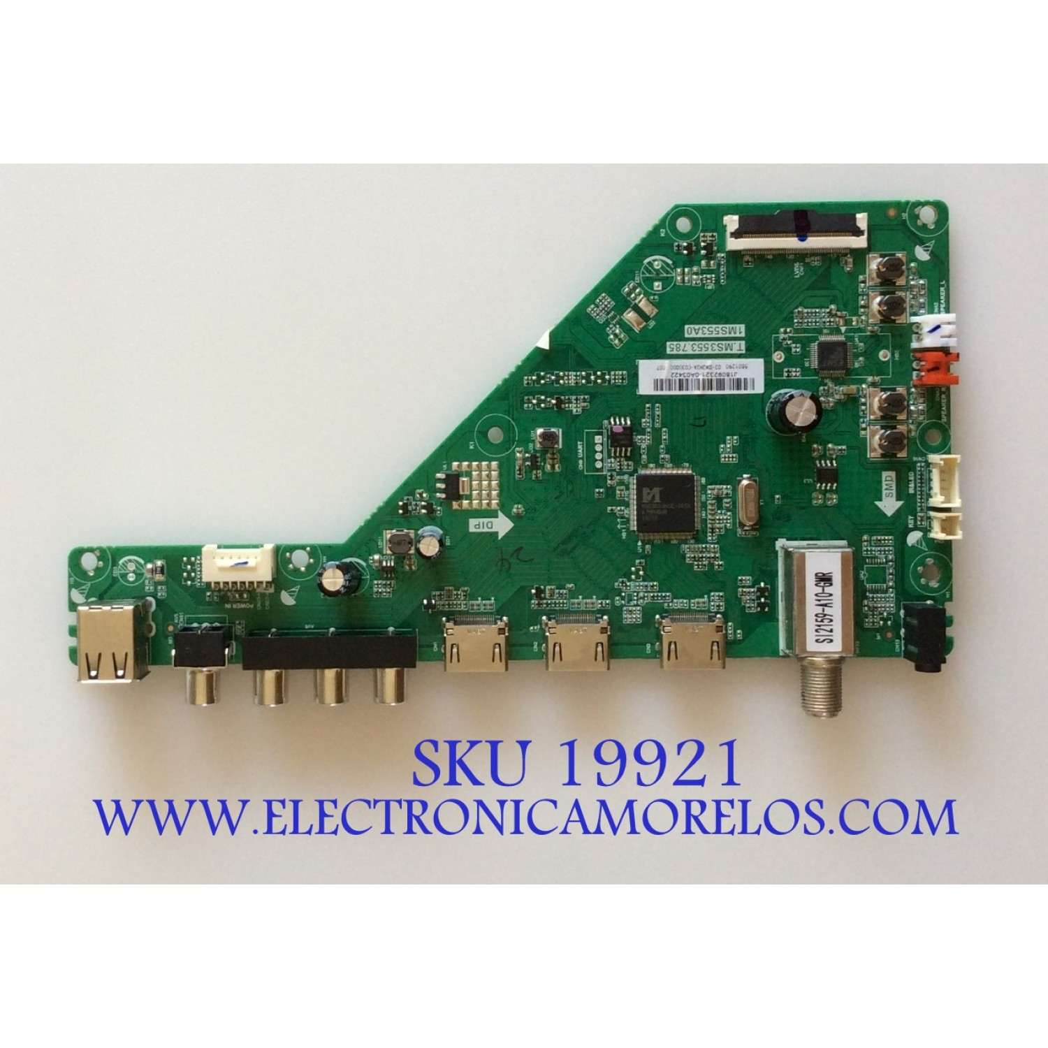 MAIN HITACHI / 02-SW2H2A-C030000 / J18092321 / T.MS3553.785 / 1MS553A0 / 55D1290 / PANEL LVF550CSDX / MODELO 55E31 
