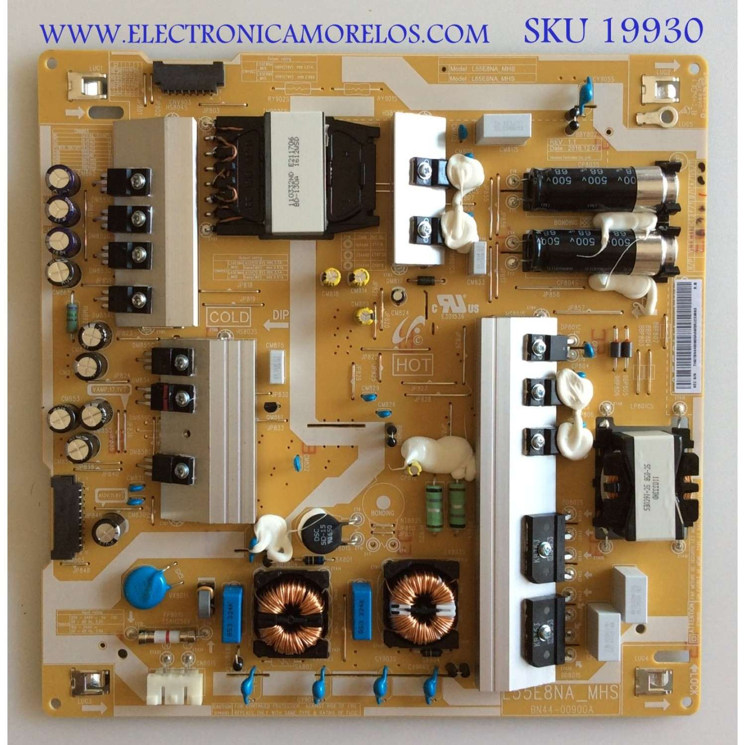 FUENTE DE PODER / SAMSUNG / BN44-00900A / L55E8NA_MHS / BN4400900A / PANEL CY-XM055FLAV2H / MODELOS QN55Q8CAMFXZA AA01 / QN55Q8CAMFXZA FA02 / QN55Q7CDMFXZA / QN55Q7CAMFXZA AA01