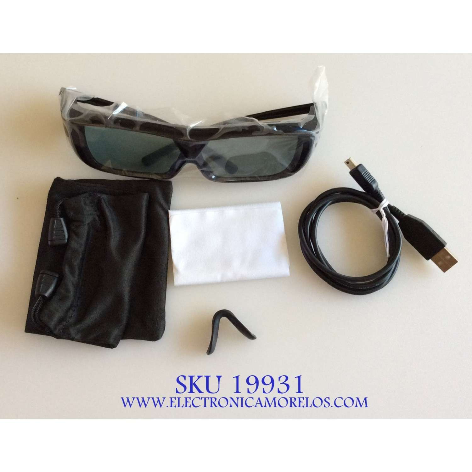 GAFAS ACTIVAS 3D / SHARP / KOPTLA004WJQZ / AN3DG20EL / AN-3DG20EL / B25E01949 / MODELOS LC-60C8470U / LC-60LE845U / LC-70C8470U / LC-90LE745U / PRO-60X5FD / PRO-70X5FD