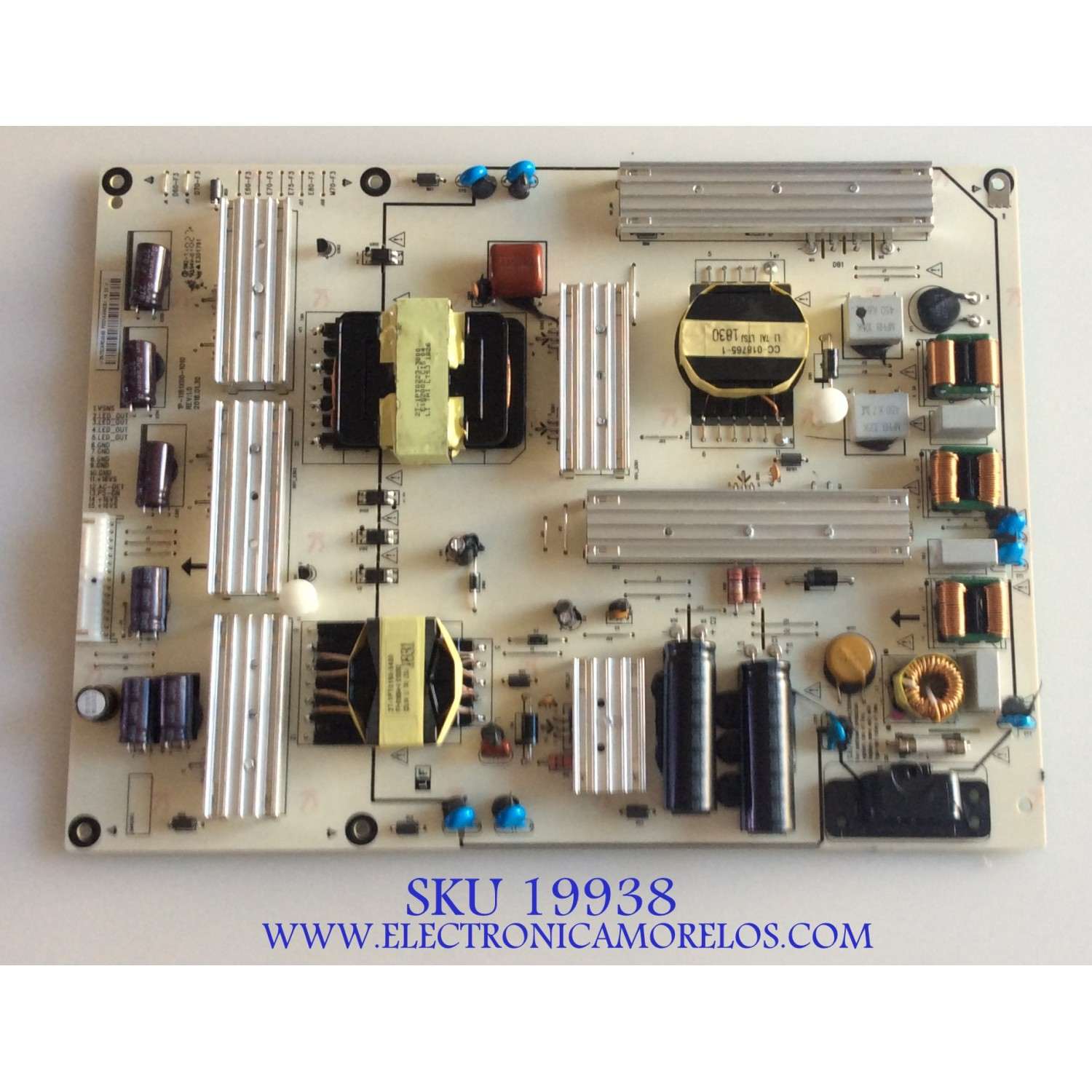 FUENTE DE PODER PARA TV VIZIO / NUMERO DE PARTE 09-70CAR0J0-00 / 1P-1181X00-1010 / 1P-117AX00-1010 / 09-70CAR0J0-01 / E301791 / PANEL SD600DUA-1 / MODELOS D60-F3 / D70-F3 / D60-F3 LFTRXBLU / D60-F3 LFTRXBKU / D70-F3 LFTRXCLV