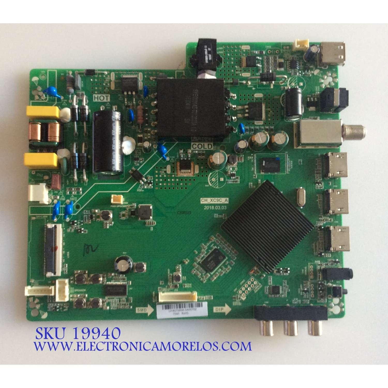 MAIN / FUENTE / (COMBO) / RCA / U18070958 /U18091728/ CH_XC9C_A / TPD.MS1603.PB751 / PANEL C400F18-E61-C / MODELO RTR4060-B-US
