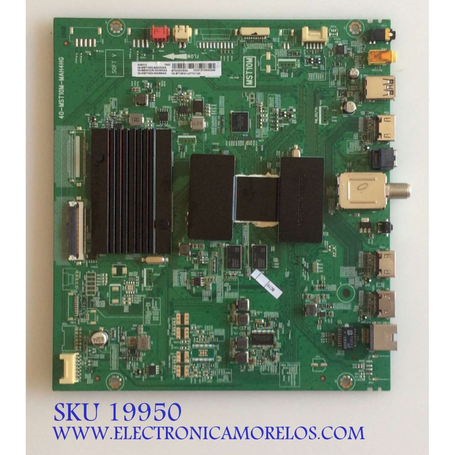 MAIN PARA TV TCL NUMERO DE PARTE 08-SS65CUN-OC404AA / 40-MST10M-MAH4HG / V8-ST10K01-LF1V1192 / PANEL LVU650NEBL / MODELO 65S513