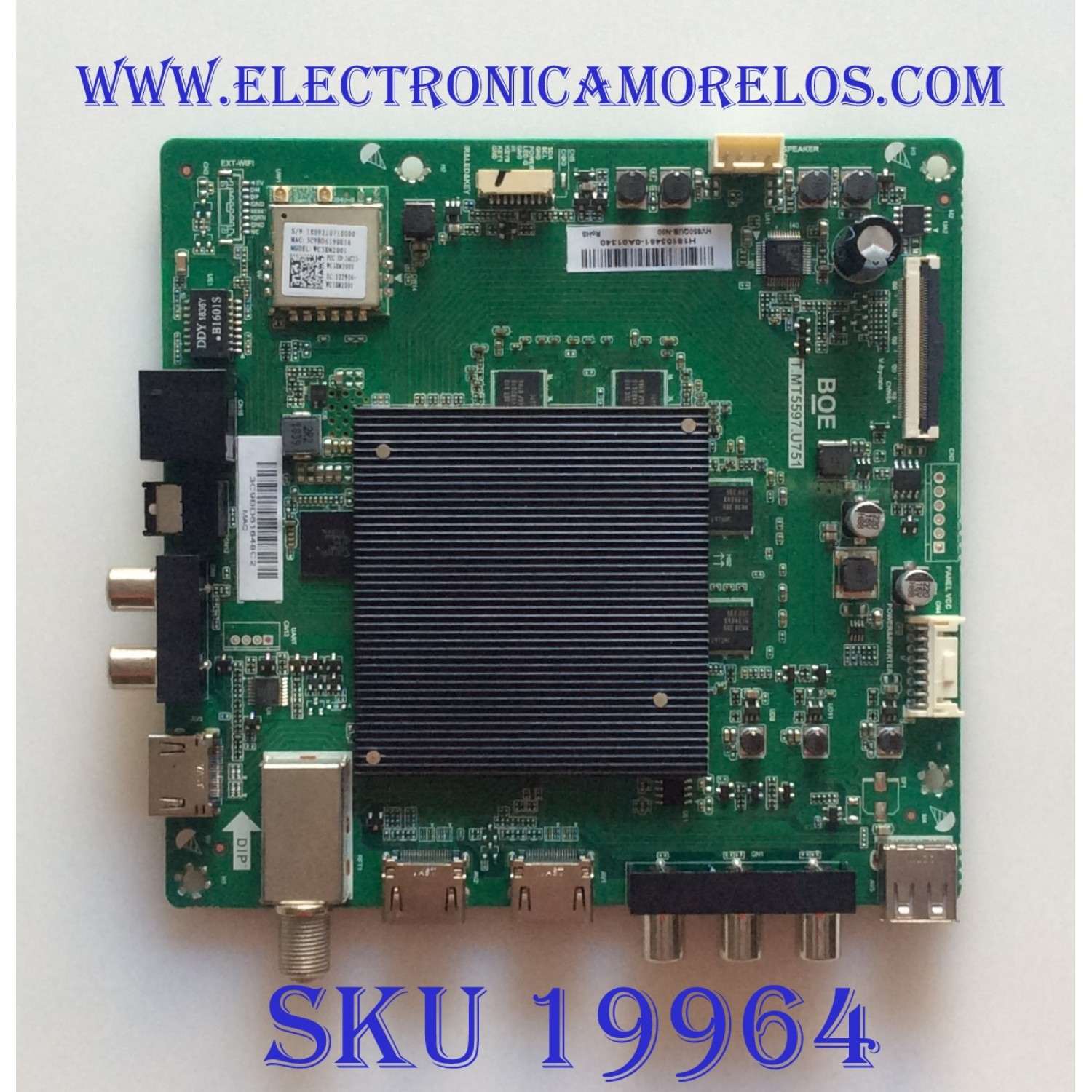 MAIN / VIZIO / D65X-G4-MAIN / T.MT5597-U571 / HV650QUB-N90 / PANEL BOEI650WQ1 / MODELOS D65X-G4 LHBFXVBU / D65X-G4 LHBFXVAU / D65X-G4 LHBFXVCU / D65X-G4 LHBFXVCV