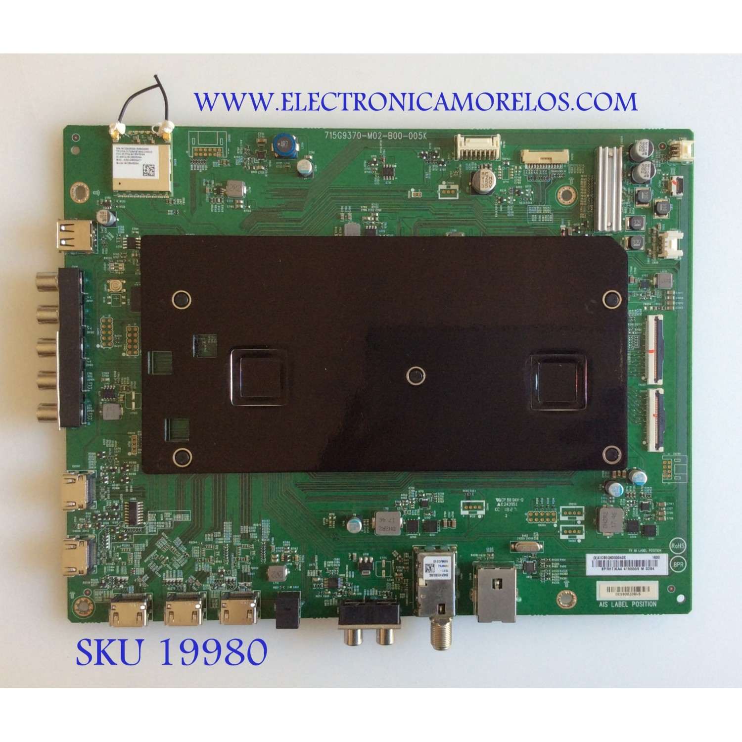 MAIN / VIZIO / XICB0QK003 / 756XICB0QK003 / 715G9370-M02-B00-005K / (X)XICB0QK003040X / S1807006530 / E243951 / PANEL T650QVF09.0  XXXXX / MODELO PQ65-F1 LTMAXRKU