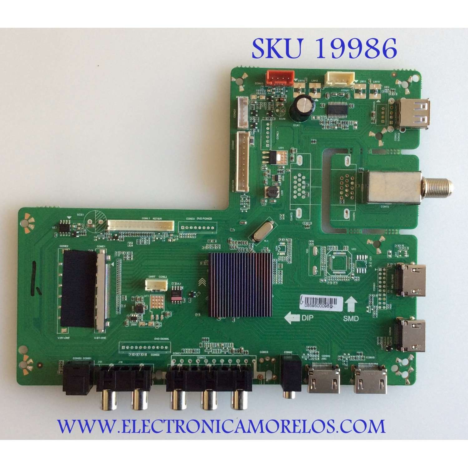 MAIN / RCA / AE0011645 / LD.M3458.A / DB01-180417-QY01 / MODELO RTU6049 