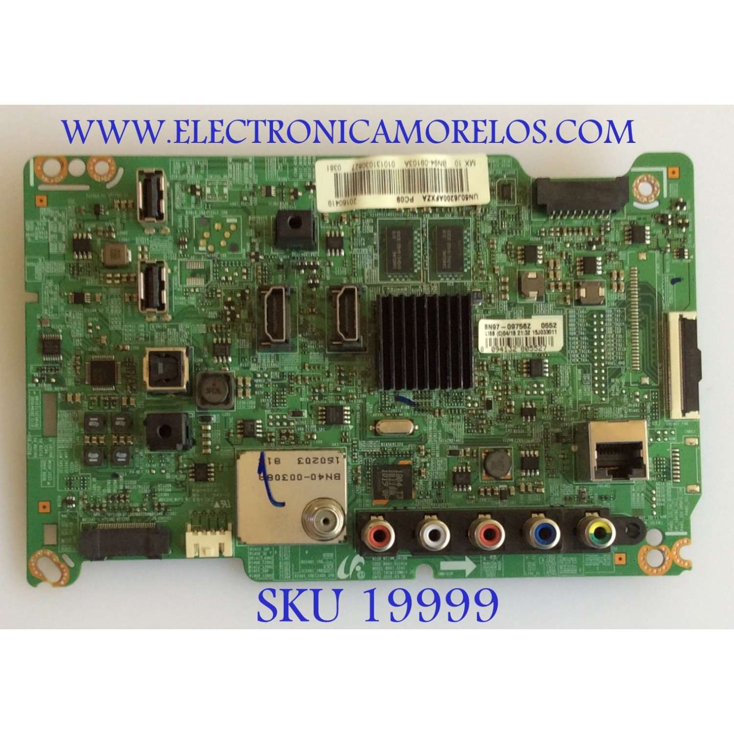 MAIN / SAMSUNG / BN94-09103A / BN97-09756Z / BN41-02245A / BN9409103A / PANEL CY-DH050CGNV1H / MODELO UN50J6200AFXZA IH02