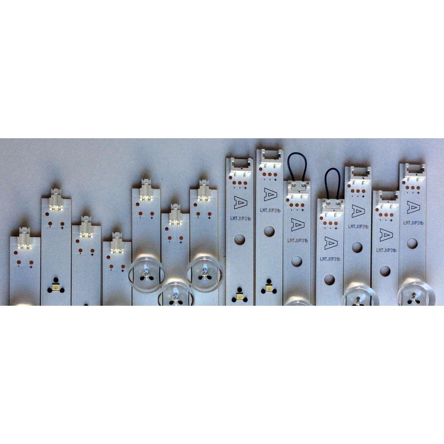 KIT DE LED'S PARA TV (14 PIEZAS) / LG LZ5501LGEPWA  / LZ5501LGEPWA-DL84_L Rev.0 / PANEL`S NC550DUN-SAAP1 / LN54M550060 V12 / LA62M55T120V12 / MODELOS 55LN549E / 55LN5200 / 55LN5790 / 55LN5700 / 55LN5600 / 55LN540 0/ ((CON ALGUNOS DIFUSORES DESPEGADOS)) - Imagen 4