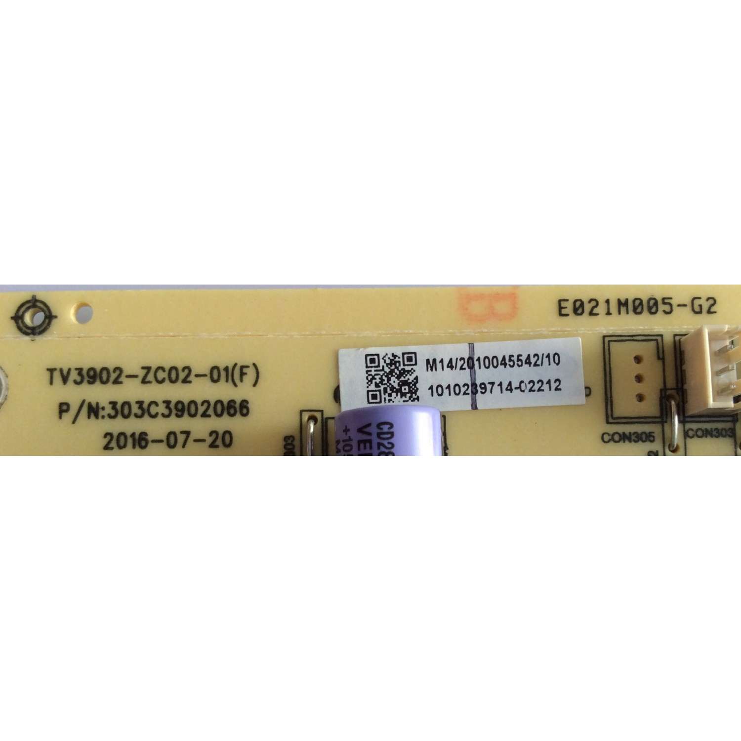 FUENTE DE PODER / RCA / 303C3902066 / TV3902-ZC02-01 / PARA DIFERENTES MARCAS Y MODELOS POLAROID MHDV4233 / PROSCAN PLED4275A / TCL LE40D8810 / HAIER 40E3500 / LE40M600CF / LE40M600M80 / JVC LT40C550 / ELEMENT / ELEFW408 / QUASAR SQ4001 / RCA RLEDD4016A - Imagen 2