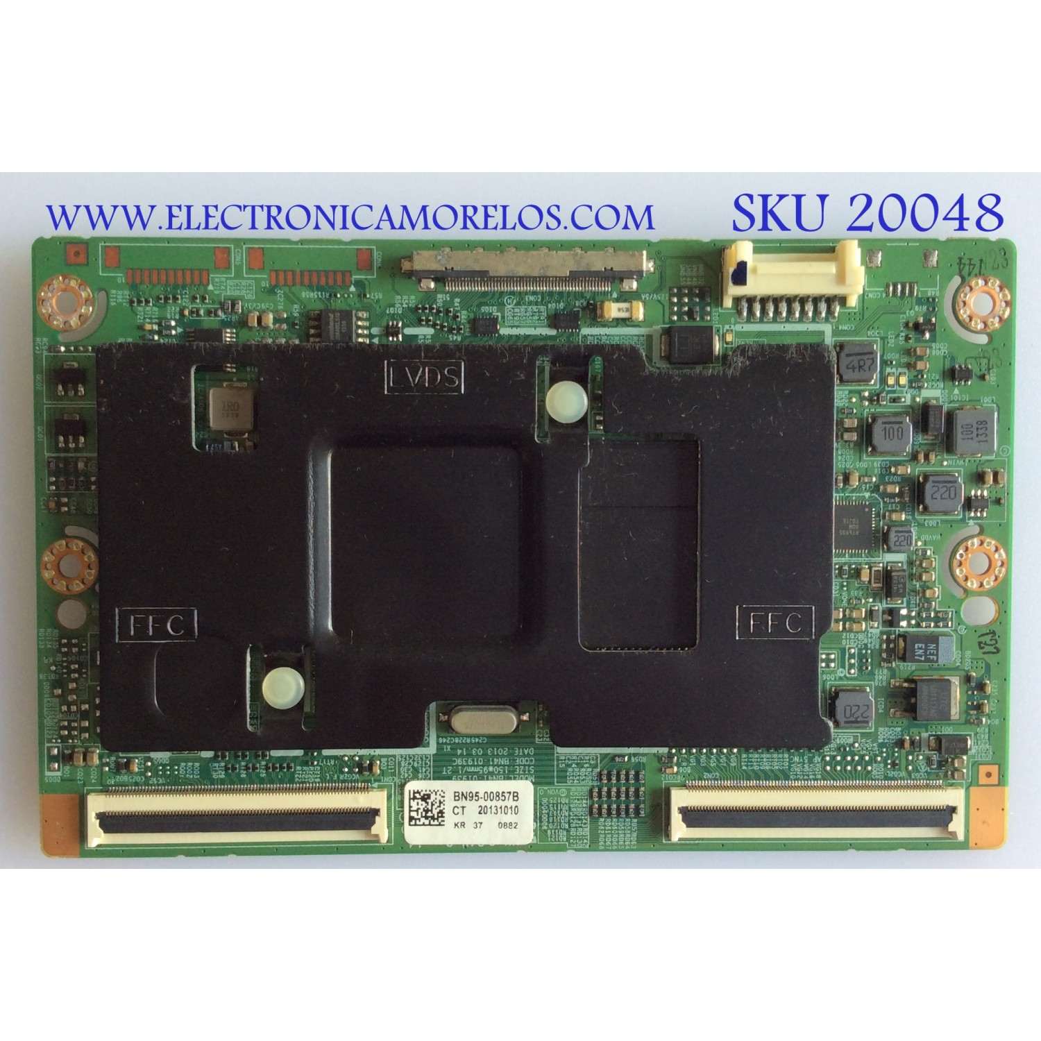 T-CON / SAMSUNG / BN95-00857B / BN41-01939C / PARTES SUSTITUTAS BN95-00857A / PANEL CY-HF400CSLV1H / MODELOS HG40NB690QFXZA / UN40F6300AFXZA TU02 / UN40F6400AFXZA