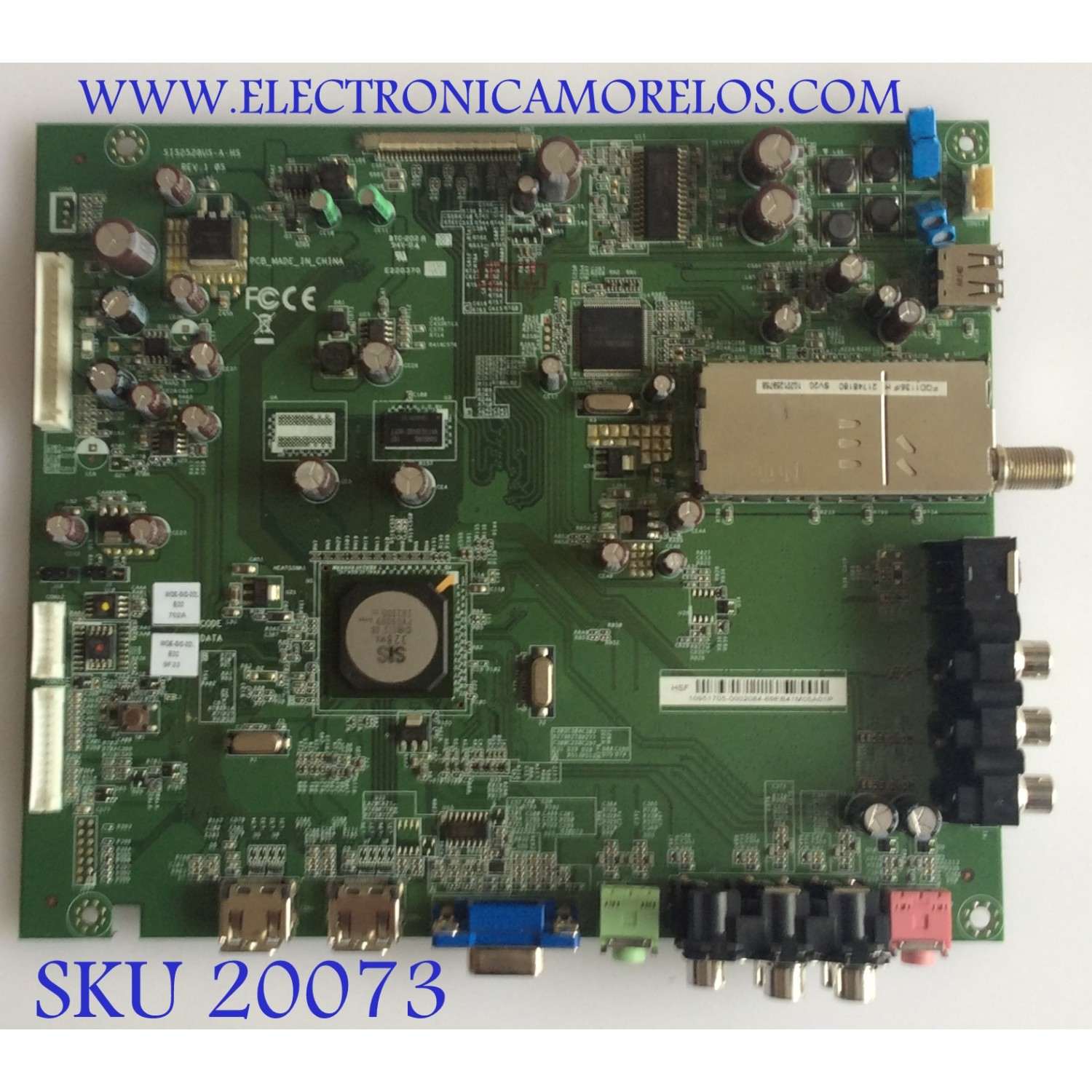 MAIN / WESTINGHOUSE / 69.EB41M.05A / SIS2528US-A-HS / WDE-SIS-32L / PANEL V320BJ2 -P01 REV.C1 / MODELO LD-3260 TW-63011-U032