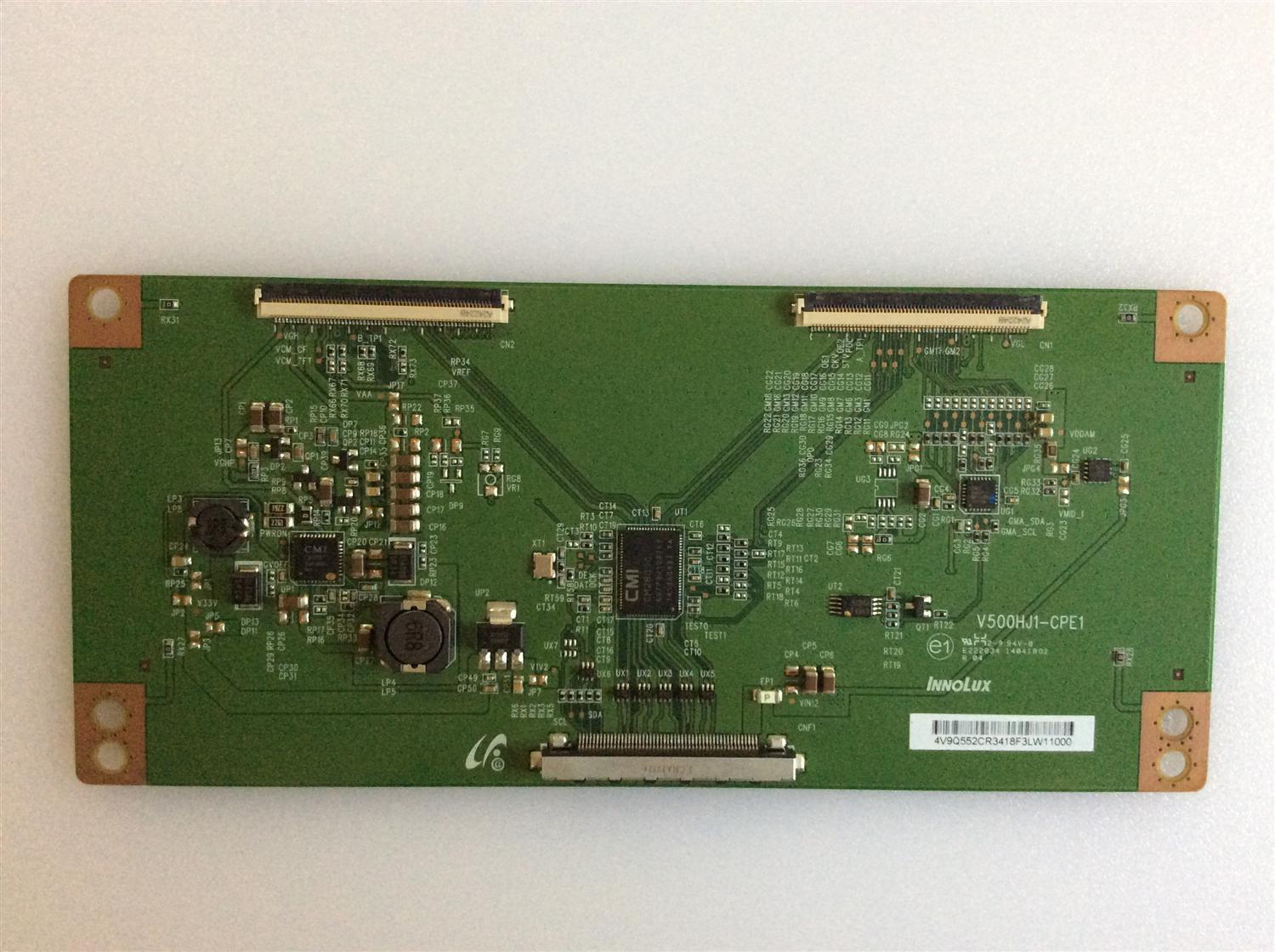 T-CON PARA TV LG / NUMERO DE PARTE 4V9Q552C / V500HJ1-CPE1 / E22034 / 4V9Q552CR3418F3LW11000 / PANEL NC500DUN-VXBP1 / MODELO 50LB6000-UH / 50LB6000-UH.BUSJLJR