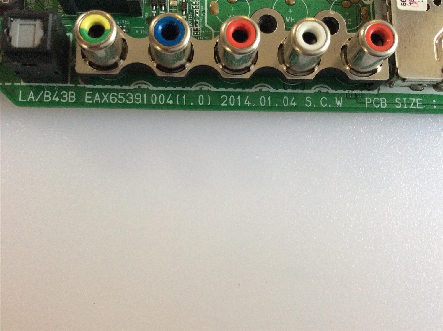 MAIN/LG/EBT62841568/EAX65391004/EBR77616661/PANEL NC500DUN  VXBP1/MODELO 50LB6000-UH.BUSJLJR - Imagen 2