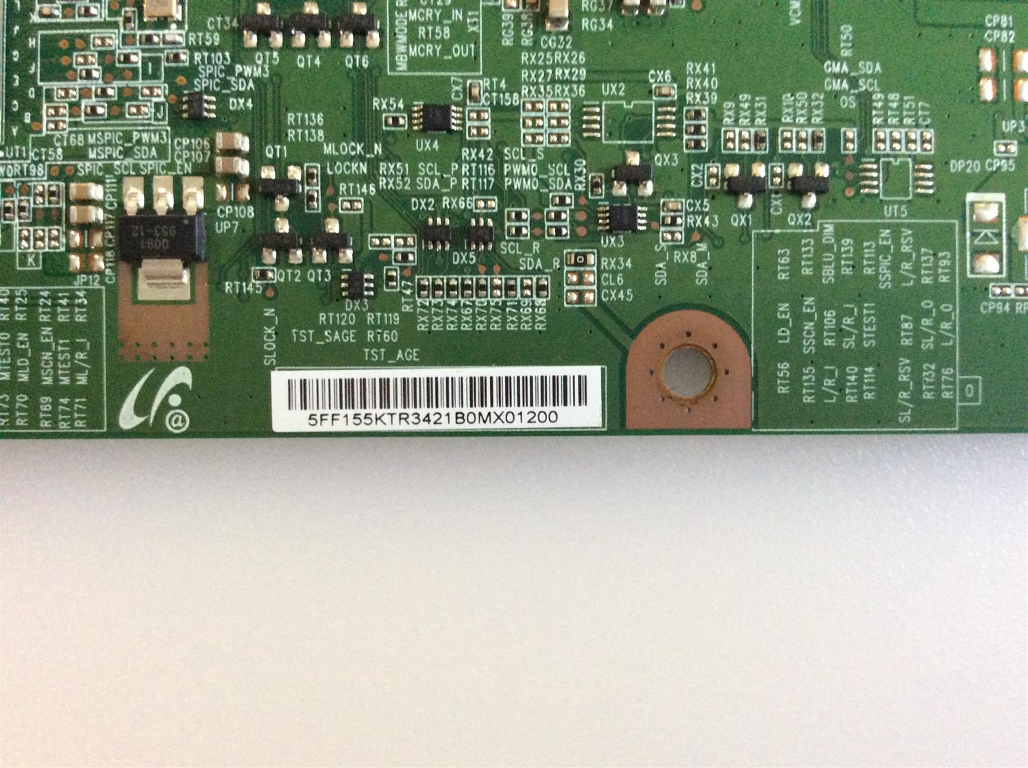 T-CON/VIZIO/V500DK1-CKS1/V500DK1-CKS1/5FF155KTR/PANEL TPT500DK1-QS1   REV:SC1A/MODELO P502UI-B1   LTM6RKCQ/ - Imagen 2