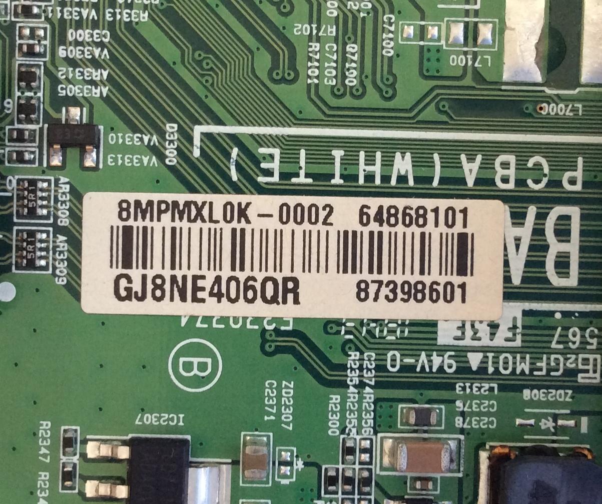 MAIN PARA TV LG / NUM DE PARTE EBU64868101 / EBU64868102 / 64868101 / EAX67872805 / EAX67872805 / 87398601 / PANEL'S NC430DGG ABGX1 / DISPLAY HV430QUB-N4E / NC430DGG-ABGP1 / MODELOS 43UK6090PUA / 43UK6200PUA / 43UK6090PUA.AUSTLJM / 43UK6200PUA.BUSTLJM - Imagen 2