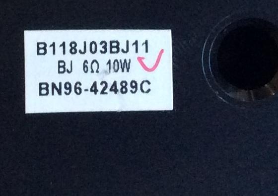 KIT DE BOCINAS PARA TV / SAMSUNG / PANEL CY-QN082FLLV2H / MODELO QN82Q65FNBXZA / NUMERO DE SERIE 07XF3CAKA03381X - Imagen 2
