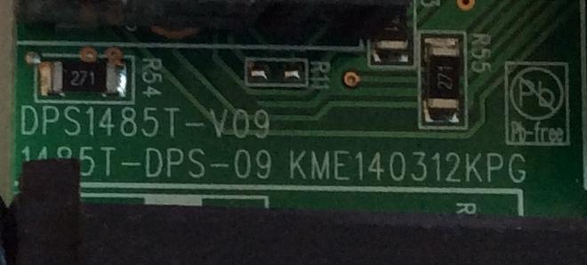 TARJETA STANBY / RCA / 1485T-DPS-09 / KME140312KPG / DPS1485T-V09 / PANEL LC550DUY-SHA / MODELO J55HE840  - Imagen 2