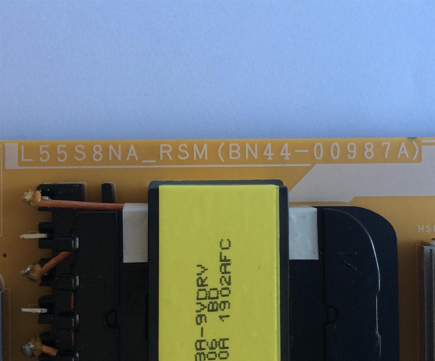FUENTE DE PODER / BN44-00987A / L55S8NA R5M / PANEL CY-TR055FLLV2H / MODELO QN55Q80RAFXZA FA02 - Imagen 2