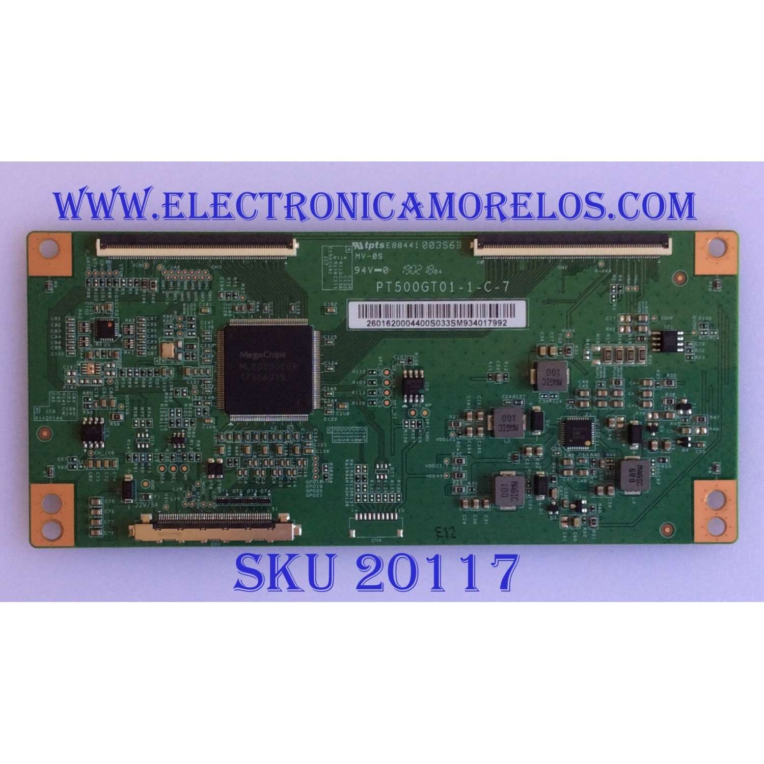 T-CON / LG / 2601620004400 / PT500GT01-1-C-7 / PANEL NC500DQE VHGX1 / MODELO 50UK6090PUA.BUSSLOR