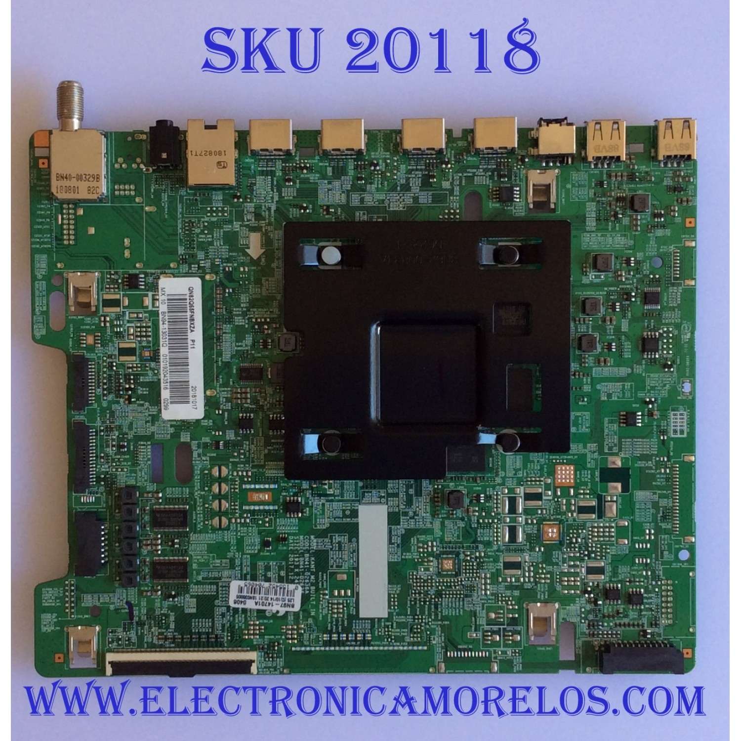 MAIN / SAMSUNG BN94-13031Q / BN97-14701A / BN41-02636A / PANEL CY-QN082FLLV2H / MODELO QN82Q65FNBXZA / NUMERO DE SERIE 07XF3CAKA03381X