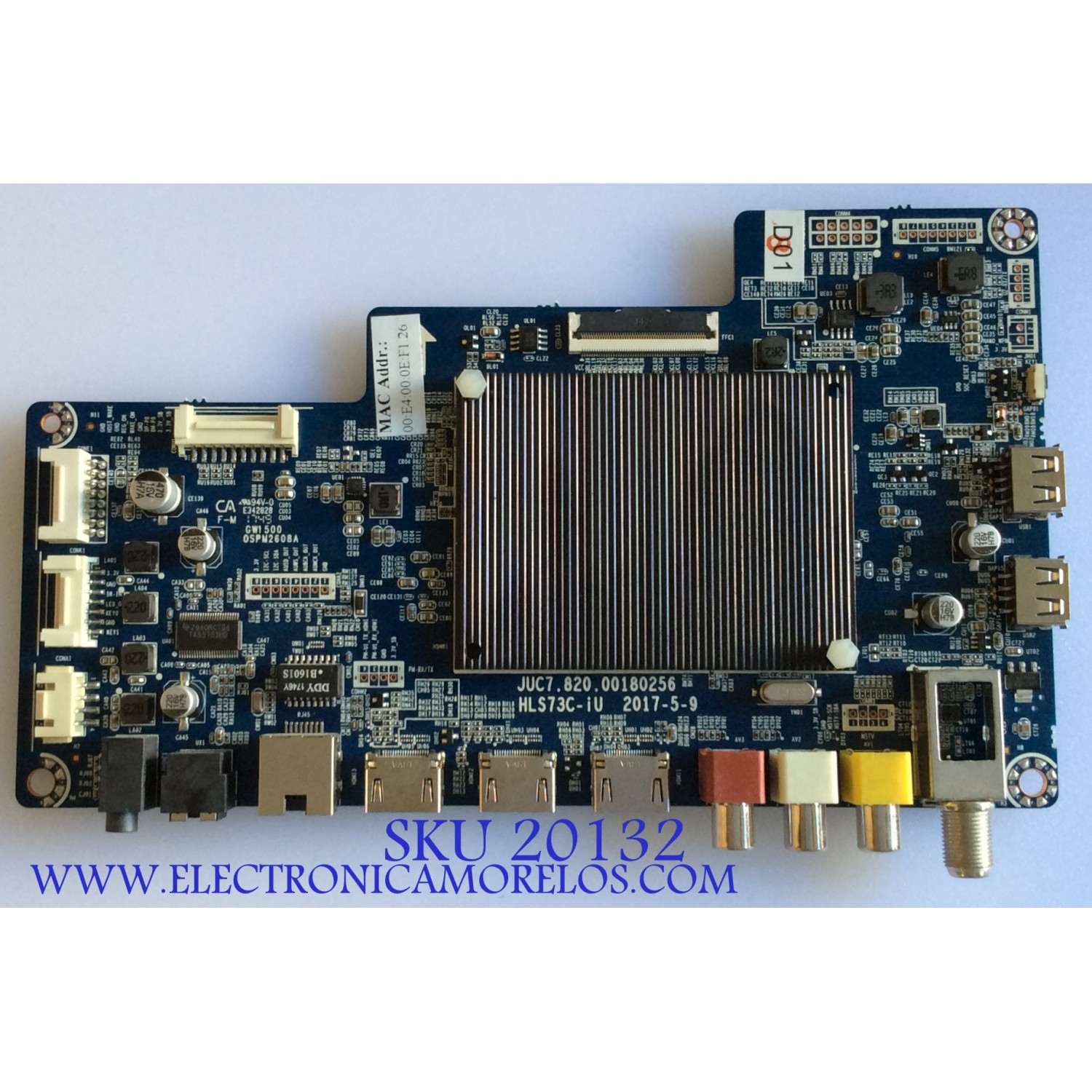 MAIN / ELEMENT / E4SW5017RKU / E400499D14 / JUC7.820.00180256 / HLS73C-iU / PANEL C500U17-E61-C (G71) / DISPLAY V500DJ6-QE1 / MODELO E4SW5017RKU A8C0M