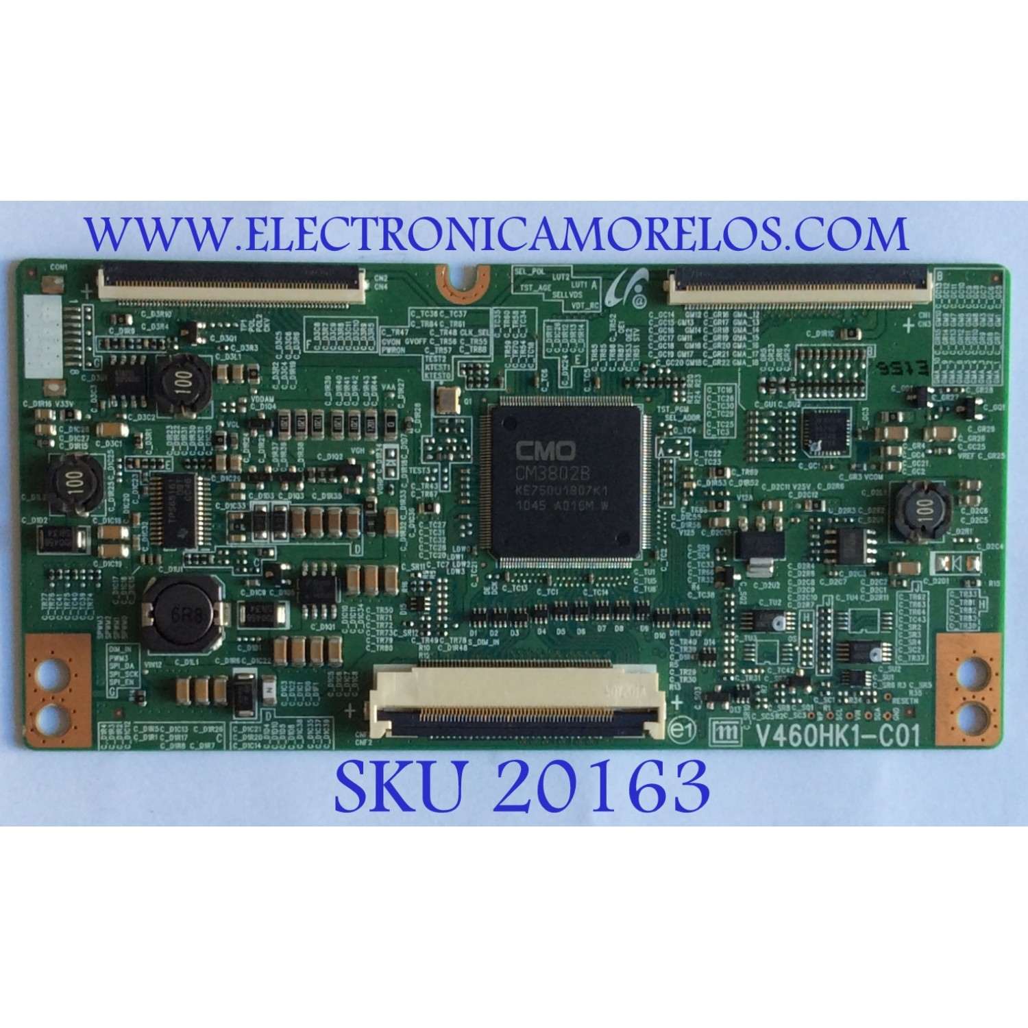 T-CON / SAMSUNG / BN81-06343A / V460HK1-C01 / 35-D060333 / PANEL LD460CSC-C1 / MODELOS UN46D6400UFXZA / UN46D6420UFXZA / UN46D6450UFXZA / UN46D6500VFXZA / UN46D6900WFXZA