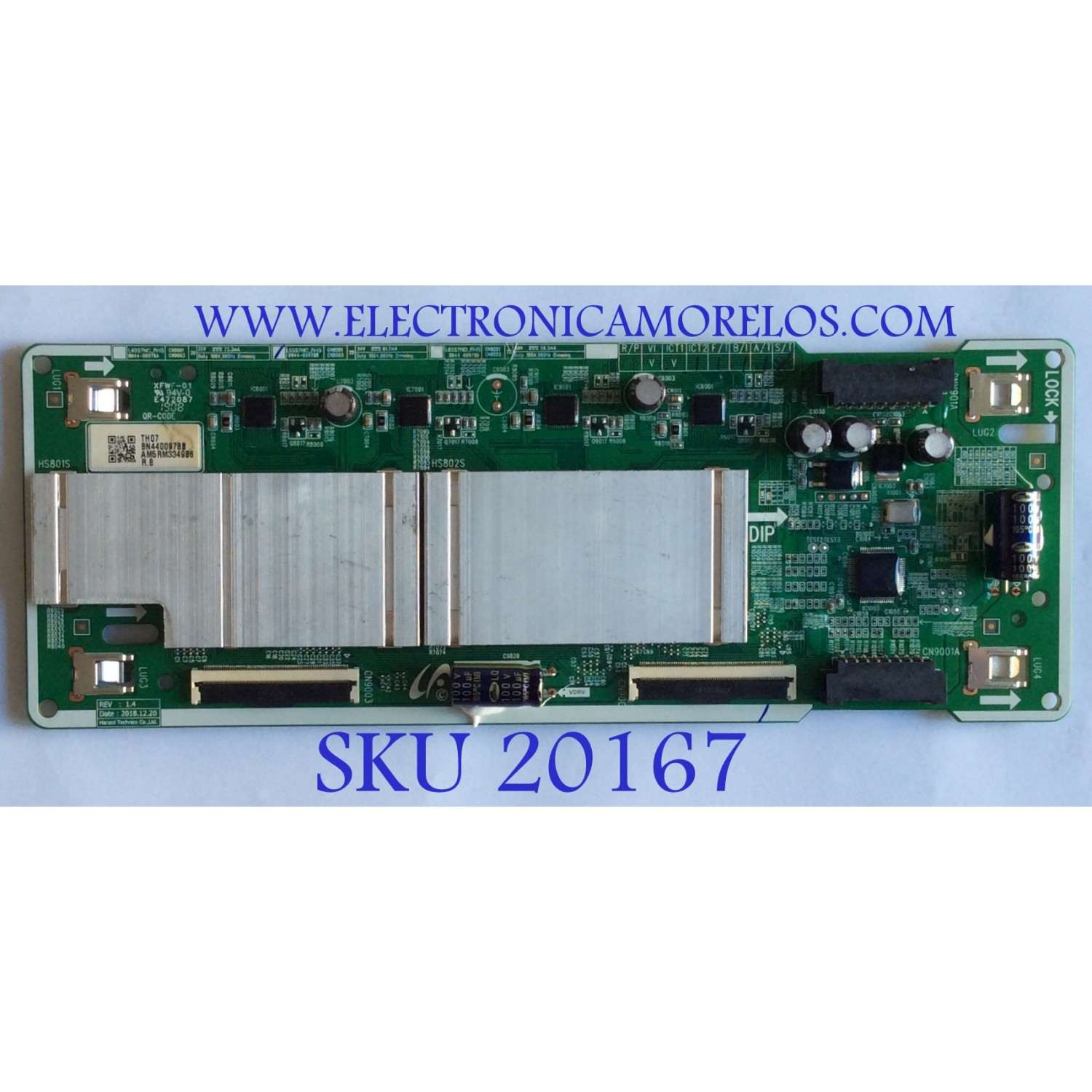 LED DRIVER / SAMSUNG / BN44-00978B / RM3349B6 / PANEL CY-TR055FLLV3H / MODELO QN55Q70RAFXZA FA01 / QRQ70