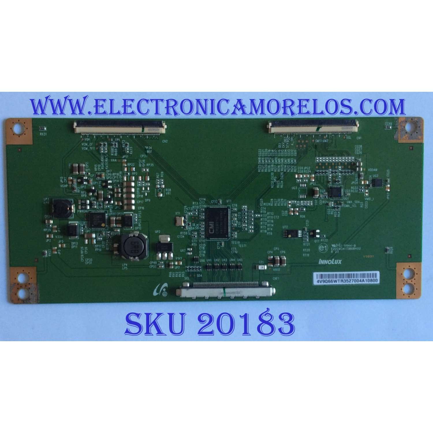 T-CON / LG / 4V9Q66WTR / 15060402 / 4V9Q66WTR3527004A10800 / PANEL NC500DUN VXBP3 / MODELO 50LF6100-UA.BUSJLOR