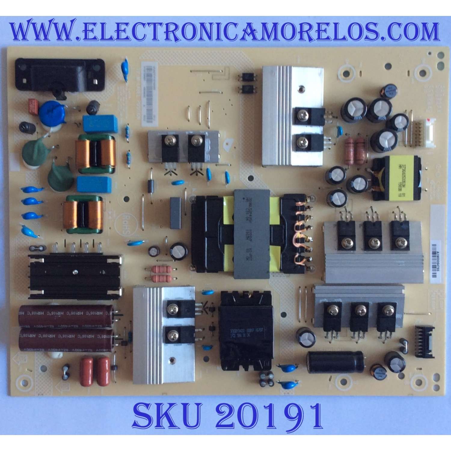 FUENTE DE PODER PARA TV VIZIO / NUMERO DE PARTE ADTVI1819AB9 / 715GA050-P01-001-003M / (X)ADTVI1819AB9 / PANEL'S TPT500U1 -QVN03.U REV:SFB1A /TPT500U1-QVN03.U REV:SFB1C MODELOS M507-G1 LTMWQHKV / M507-G1 LTCWQHNV