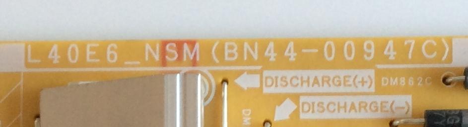 FUENTE DE PODER / SAMSUNG / BN44-00947C / L40E6_NSM / PSLF121E10A / PANEL CY-NN043HGNV1H / CY-NN040HGLV2H  /  MODELO UN43NU7100FXZA DB04 / UN40NU6070FXZA FB02 - Imagen 3