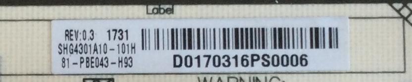 FUENTE DE PODER PARA TV HITACHI, PANASONIC /  81-PBE043-H93 / X490251 / SHG4301A10-101H / DLBB449 REV:0.3 / PANEL LVU430LGDX  E1  V17 / MODELOS 43R80 / TC-43FX500X - Imagen 2